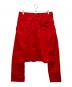 COMME des GARCONS (コムデギャルソン) サルエルパンツ レッド サイズ:M：10000円