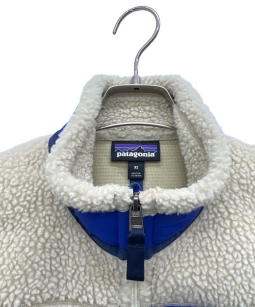 Patagonia（パタゴニア）Patagonia (パタゴニア) フリースベスト アイボリー×ブルー サイズ:XSの古着・服飾アイテム