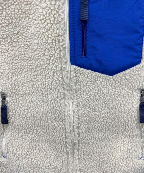 Patagonia（パタゴニア）Patagonia (パタゴニア) フリースベスト アイボリー×ブルー サイズ:XSの古着・服飾アイテム