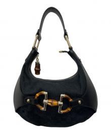 GUCCI（グッチ）の古着「ホースビットワンショルダーバッグ」｜ブラック