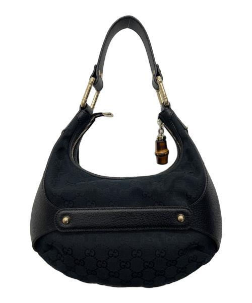 GUCCI（グッチ）GUCCI (グッチ) ホースビットワンショルダーバッグ ブラックの古着・服飾アイテム