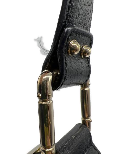 GUCCI（グッチ）GUCCI (グッチ) ホースビットワンショルダーバッグ ブラックの古着・服飾アイテム