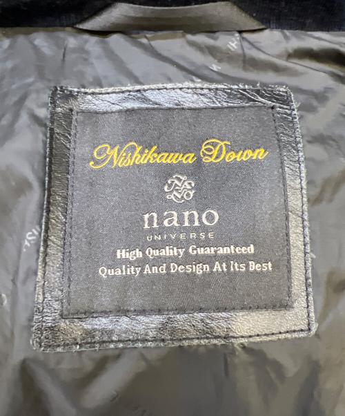 nano・universe（ナノ・ユニバース）nano・universe (ナノ・ユニバース) ダウンジャケット ネイビー サイズ:Mの古着・服飾アイテム
