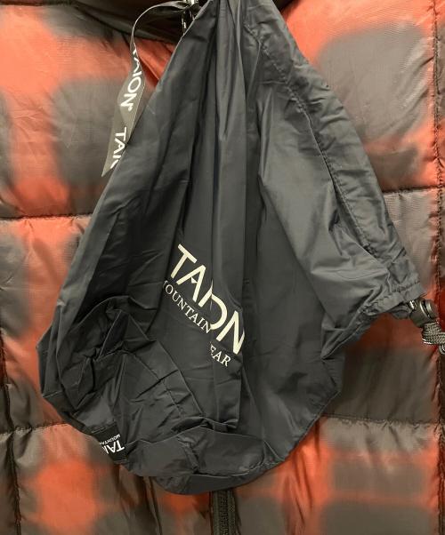TAION（タイオン）TAION (タイオン) ダウンコート ブラック×レッド サイズ:Lの古着・服飾アイテム