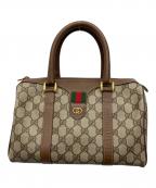 GUCCIグッチ）の古着「シェリーライン　ミニボストンバッグ」｜ベージュ