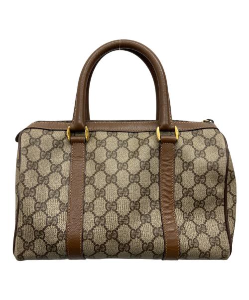 GUCCI（グッチ）GUCCI (グッチ) シェリーライン　ミニボストンバッグ ベージュの古着・服飾アイテム
