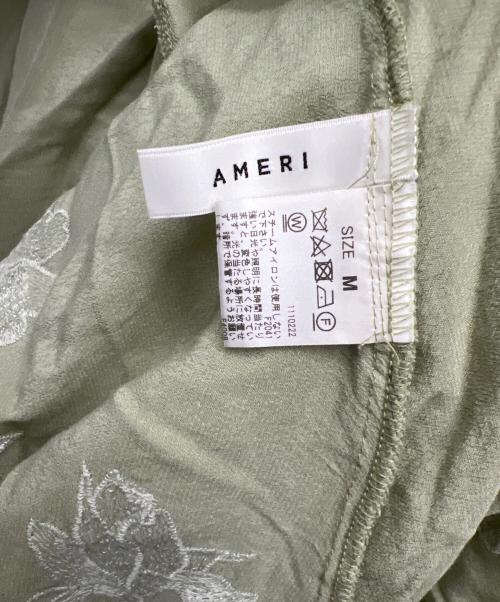 Ameri（アメリ）Ameri (アメリ) 長袖ワンピース グリーン サイズ:Mの古着・服飾アイテム