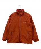 mont-bellモンベル）の古着「クリマプラス100 ウィズシェルジャケット」｜オレンジ