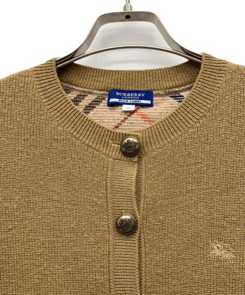 BURBERRY BLUE LABEL（バーバリー ブルー レーベル）BURBERRY BLUE LABEL (バーバリー ブルー レーベル) 厚手カーディガン ベージュ サイズ:38の古着・服飾アイテム