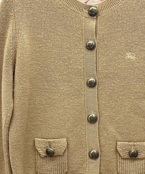 BURBERRY BLUE LABEL（バーバリー ブルー レーベル）BURBERRY BLUE LABEL (バーバリー ブルー レーベル) 厚手カーディガン ベージュ サイズ:38の古着・服飾アイテム