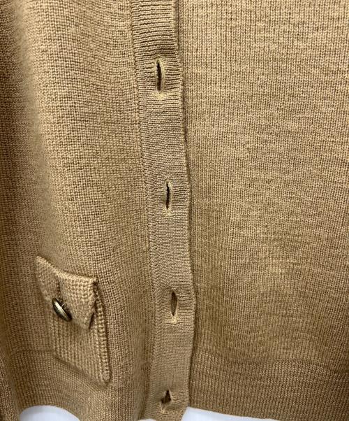 BURBERRY BLUE LABEL（バーバリー ブルー レーベル）BURBERRY BLUE LABEL (バーバリー ブルー レーベル) 厚手カーディガン ベージュ サイズ:38の古着・服飾アイテム