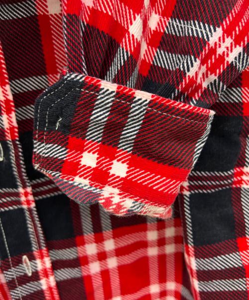 Engineered Garments（エンジニアド ガーメンツ）Engineered Garments (エンジニアド ガーメンツ) 長袖シャツ レッド×ブラック サイズ:Sの古着・服飾アイテム