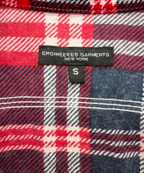Engineered Garments（エンジニアド ガーメンツ）Engineered Garments (エンジニアド ガーメンツ) 長袖シャツ レッド×ブラック サイズ:Sの古着・服飾アイテム