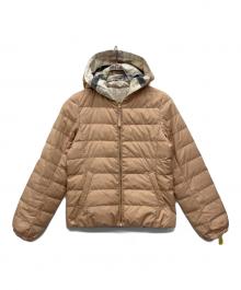 BLUE LABEL CRESTBRIDGE（ブルーレーベルクレストブリッジ）の古着「リバーシブルダウンジャケット」｜ピンク