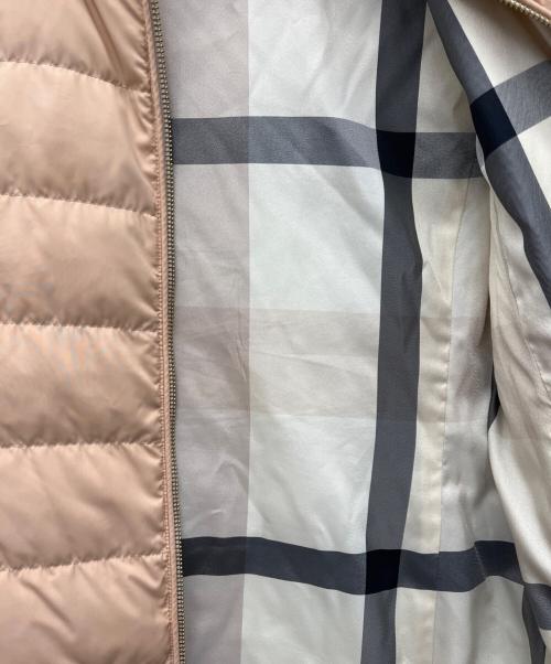 BLUE LABEL CRESTBRIDGE（ブルーレーベルクレストブリッジ）BLUE LABEL CRESTBRIDGE (ブルーレーベルクレストブリッジ) リバーシブルダウンジャケット ピンク サイズ:38の古着・服飾アイテム