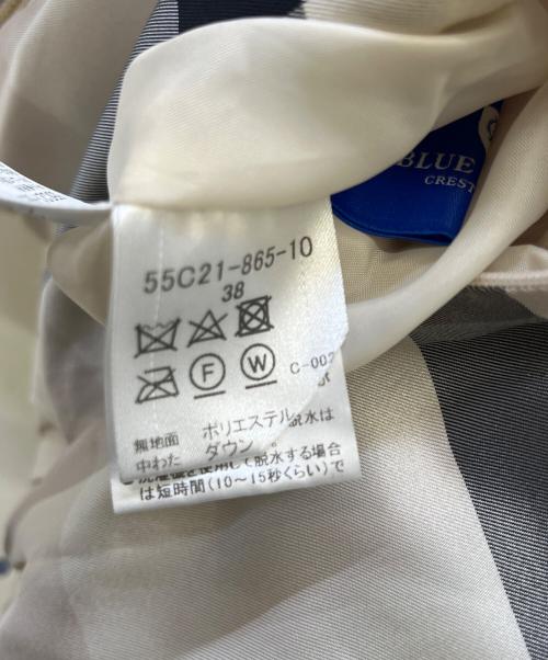 BLUE LABEL CRESTBRIDGE（ブルーレーベルクレストブリッジ）BLUE LABEL CRESTBRIDGE (ブルーレーベルクレストブリッジ) リバーシブルダウンジャケット ピンク サイズ:38の古着・服飾アイテム