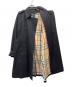 中古・古着 BURBERRY LONDON (バーバリーロンドン) トレンチコート ブラック サイズ:2：15000円