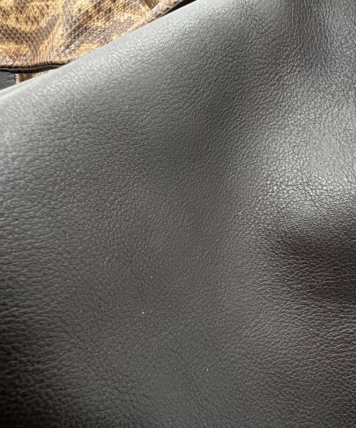 CELINE（セリーヌ）CELINE (セリーヌ) レザーハンドバッグ ブラウンの古着・服飾アイテム