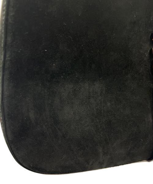 Salvatore Ferragamo（サルヴァトーレ フェラガモ）Salvatore Ferragamo (サルヴァトーレ フェラガモ) ガンチーニスウェードホーボーバッグ ブラックの古着・服飾アイテム