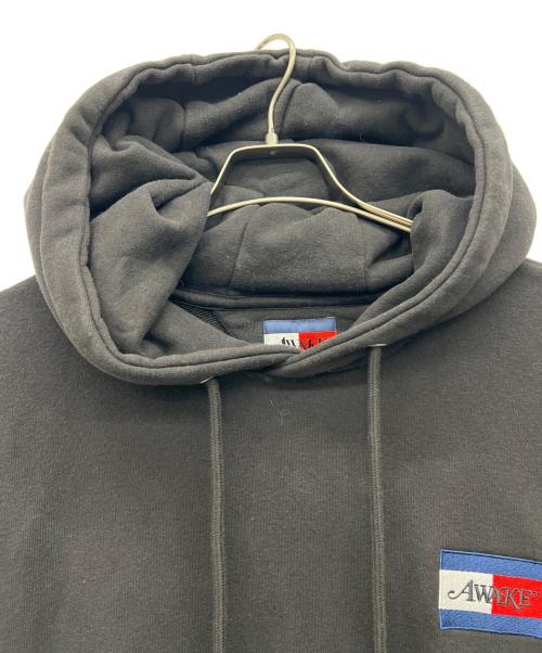 AWAKE（アウェイク）AWAKE (アウェイク) TOMMY (トミー) プルオーバーパーカー ブラック サイズ:Lの古着・服飾アイテム