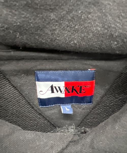 AWAKE（アウェイク）AWAKE (アウェイク) TOMMY (トミー) プルオーバーパーカー ブラック サイズ:Lの古着・服飾アイテム