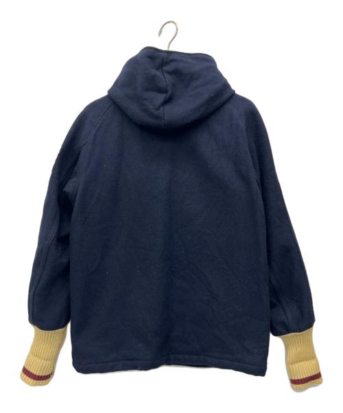 skookum（スクーカム）skookum (スクーカム) beaver (ビーバー) フードスタジャン ネイビー サイズ:38の古着・服飾アイテム