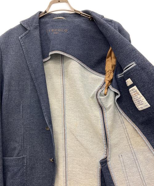 CIRCOLO 1901（チルコロ1901）CIRCOLO 1901 (チルコロ1901) テーラードジャケット ネイビー サイズ:44の古着・服飾アイテム