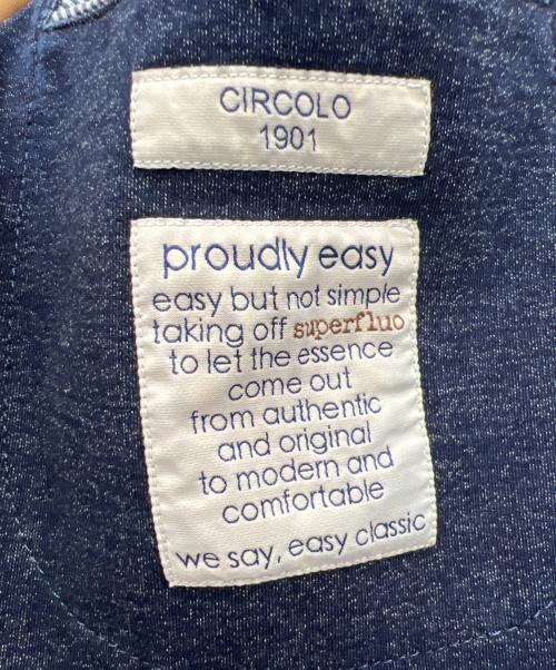 CIRCOLO 1901（チルコロ1901）CIRCOLO 1901 (チルコロ1901) テーラードジャケット ネイビー サイズ:44の古着・服飾アイテム