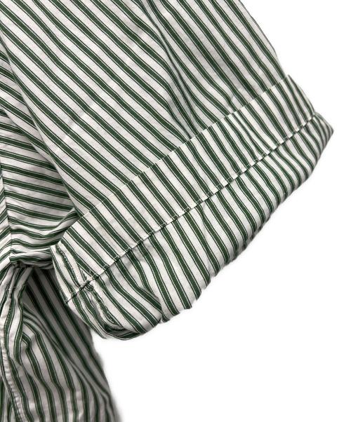 Gymphlex（ジムフレックス）Gymphlex (ジムフレックス) 半袖バンドカラーシャツ ホワイト サイズ:Mの古着・服飾アイテム