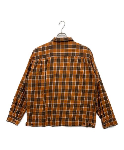 Gymphlex（ジムフレックス）Gymphlex (ジムフレックス) シャツジャケット オレンジ サイズ:Mの古着・服飾アイテム
