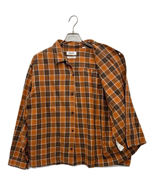 Gymphlex（ジムフレックス）Gymphlex (ジムフレックス) シャツジャケット オレンジ サイズ:Mの古着・服飾アイテム