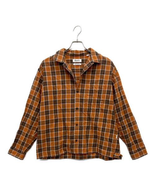 Gymphlex（ジムフレックス）Gymphlex (ジムフレックス) シャツジャケット オレンジ サイズ:Mの古着・服飾アイテム