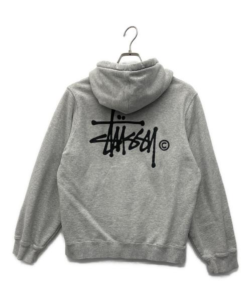 stussy（ステューシー）stussy (ステューシー) プルオーバーパーカー グレー サイズ:Lの古着・服飾アイテム