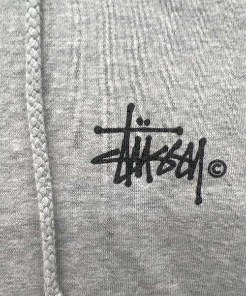 stussy（ステューシー）stussy (ステューシー) プルオーバーパーカー グレー サイズ:Lの古着・服飾アイテム