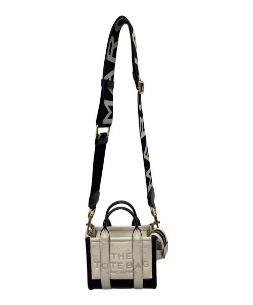MARC JACOBS（マークジェイコブス）MARC JACOBS (マークジェイコブス) 2WAYショルダーバッグ ホワイト×ブラックの古着・服飾アイテム