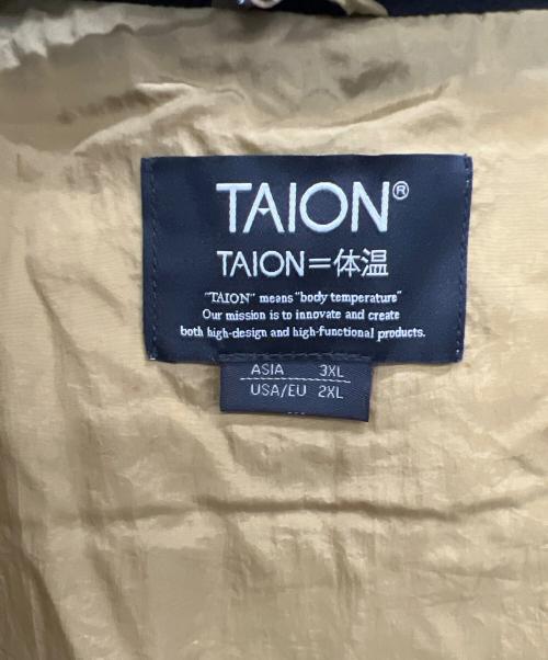 TAION（タイオン）TAION (タイオン) ダウンジャケット ベージュ サイズ:3XLの古着・服飾アイテム