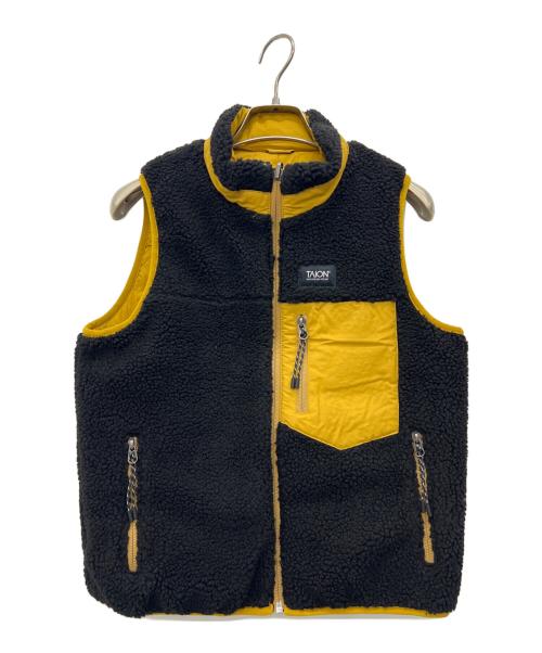 TAION（タイオン）TAION (タイオン) リバーシブルダウンベスト ブラウン サイズ:150の古着・服飾アイテム