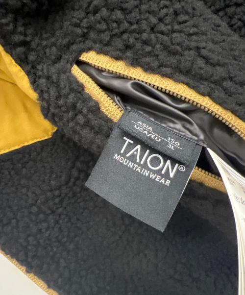 TAION（タイオン）TAION (タイオン) リバーシブルダウンベスト ブラウン サイズ:150の古着・服飾アイテム