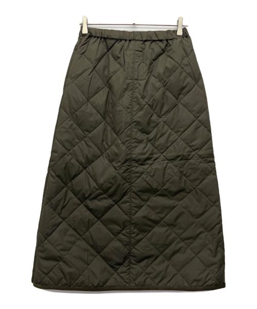 TAION（タイオン）TAION (タイオン) ダウンスカート オリーブ サイズ:Lの古着・服飾アイテム