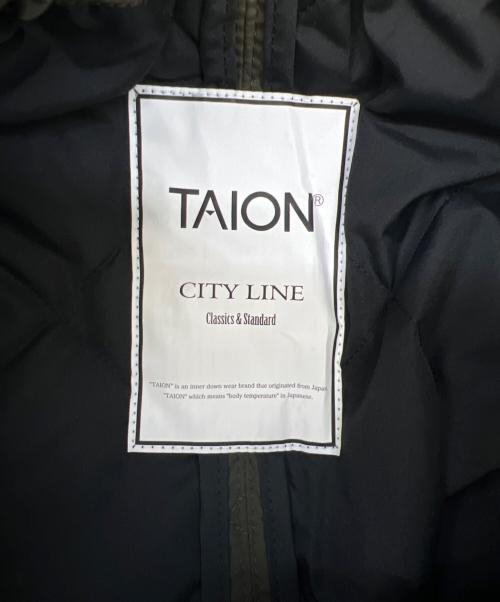 TAION（タイオン）TAION (タイオン) ダウンスカート オリーブ サイズ:Lの古着・服飾アイテム