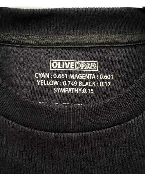 olivedrab（オリーブドラブ）olivedrab (オリーブドラブ) 半袖カットソー ブラック サイズ:Mの古着・服飾アイテム