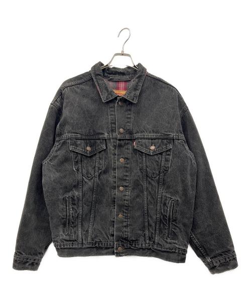 LEVI'S（リーバイス）LEVI'S (リーバイス) デニムジャケット ブラック サイズ:Lの古着・服飾アイテム