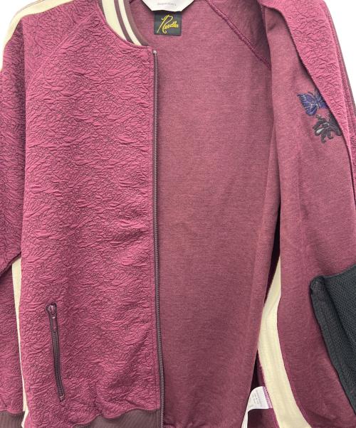 SASQUATCHfabrix.（サスクワッチファブリックス）SASQUATCHfabrix. (サスクワッチファブリックス) Needles (ニードルズ) トラックジャケット ボルドー サイズ:XLの古着・服飾アイテム