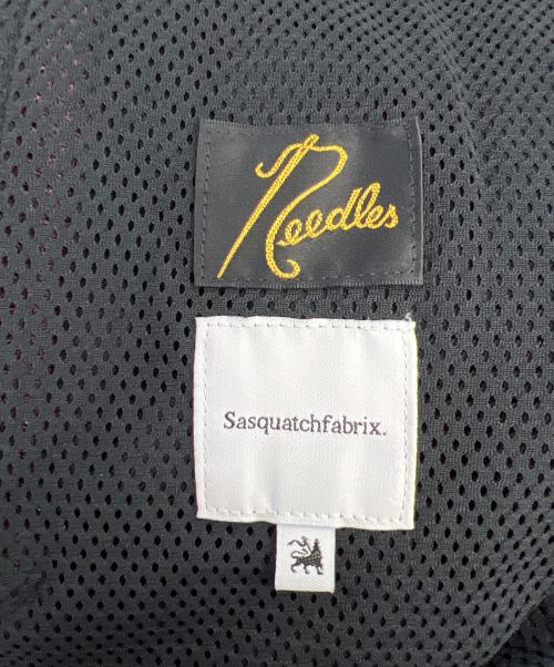 SASQUATCHfabrix.（サスクワッチファブリックス）SASQUATCHfabrix. (サスクワッチファブリックス) Needles (ニードルズ) トラックパンツ ボルドー サイズ:Sの古着・服飾アイテム