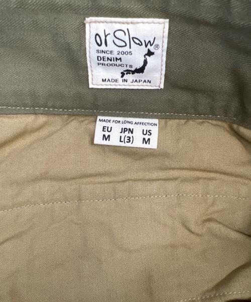 orSlow（オアスロウ）orSlow (オアスロウ) カーゴパンツ カーキ サイズ:Lの古着・服飾アイテム