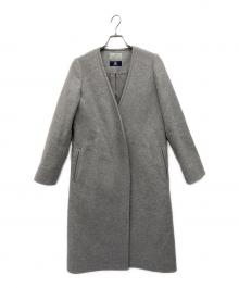M-PREMIER COUTURE×COLOMBO（エムプルミエクチュール×コロンボ）の古着「ノーカラーコート」｜グレー