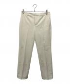 M-PREMIER COUTUREエムプルミエクチュール）の古着「テーパードパンツ」｜アイボリー