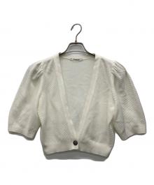 daisy lin for foxey（デイジーリン フォー フォクシー）の古着「薄手カーディガン」｜ホワイト