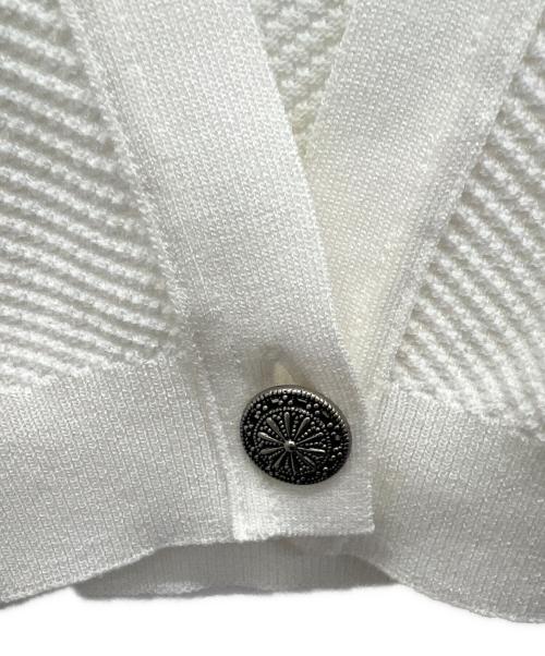 daisy lin for foxey（デイジーリン フォー フォクシー）daisy lin for foxey (デイジーリン フォー フォクシー) 薄手カーディガン ホワイト サイズ:40の古着・服飾アイテム