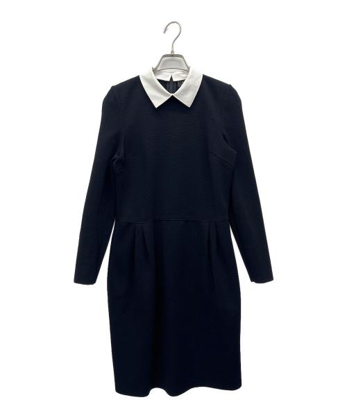 FOXEY（フォクシー）FOXEY (フォクシー) 長袖ワンピース ブラック サイズ:40の古着・服飾アイテム